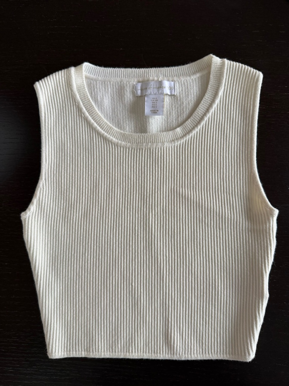 House of Harlow 1960 Ribbed Tank Top - Cream